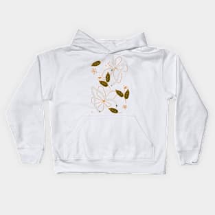 Flower Pattern Kids Hoodie